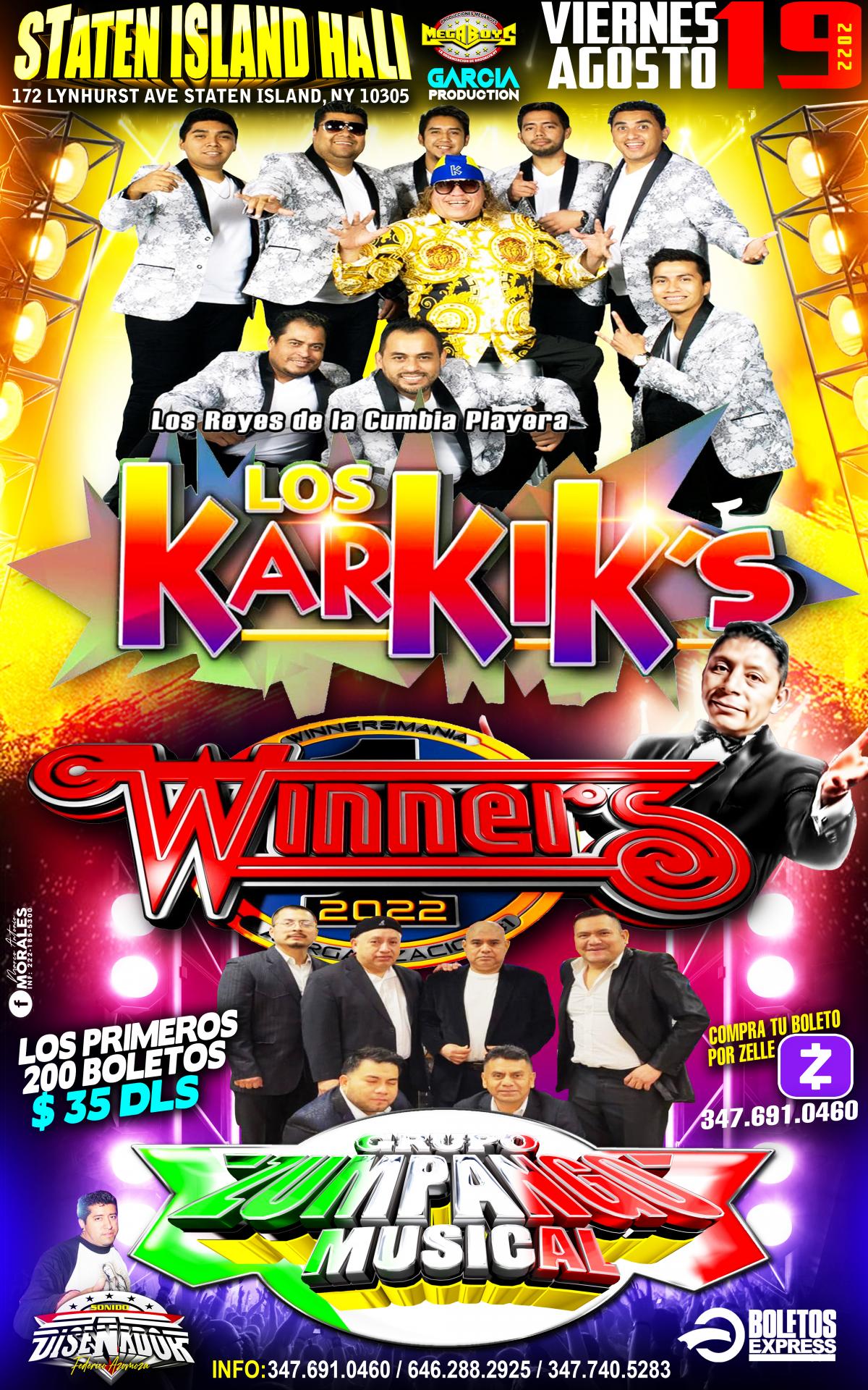 Buy tickets for LOS KARKIK'S LOS KARKIK'S
