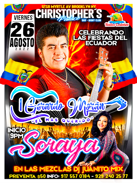 GERARDO MORAN & SORAYA Tickets - BoletosExpress