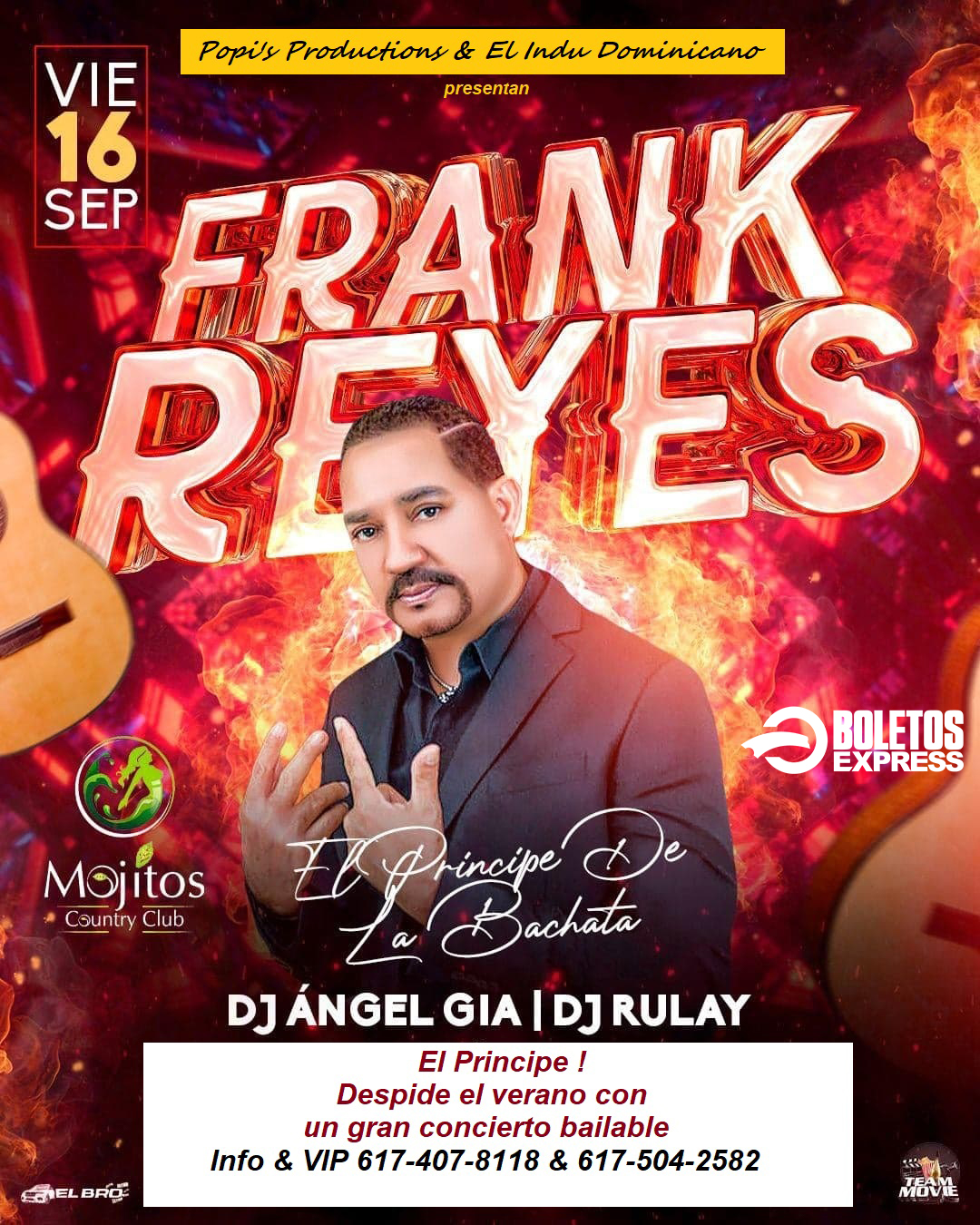 FRANK REYES Tickets BoletosExpress