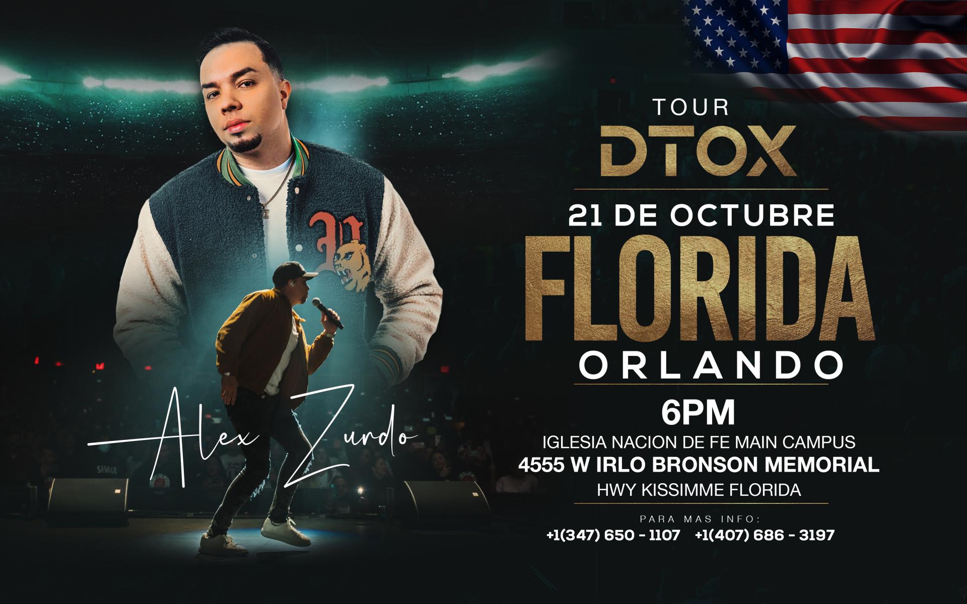 ALEX ZURDO TOUR DTOX Tickets BoletosExpress