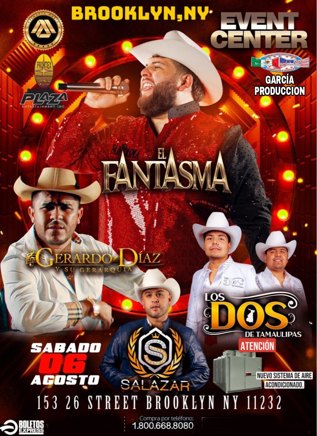 EL FANTASMA | GERARDO DIAZ | LOS DOS TAMAULIPAS & SALAZAR Tickets -  BoletosExpress