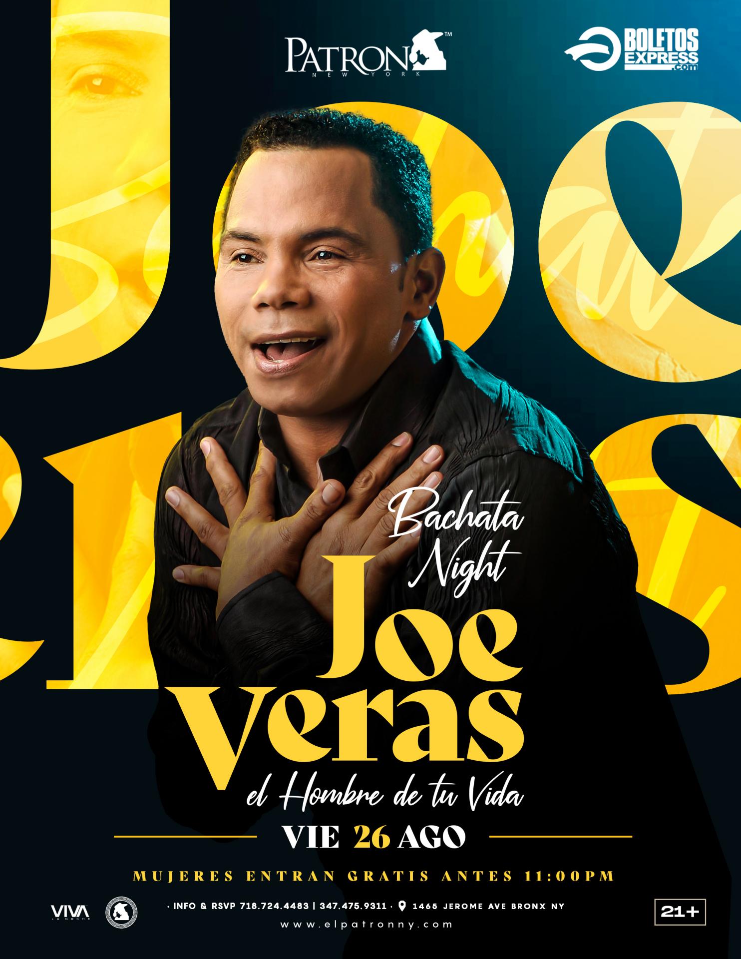 JOE VERAS Tickets BoletosExpress