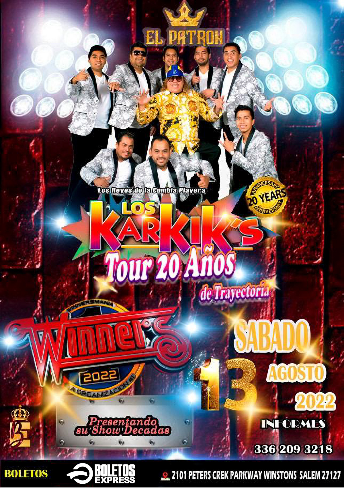 Buy tickets for LOS KARKIK'S | WINSTON-SALEM NC LOS KARKIK'S | WINSTON-SALEM NC