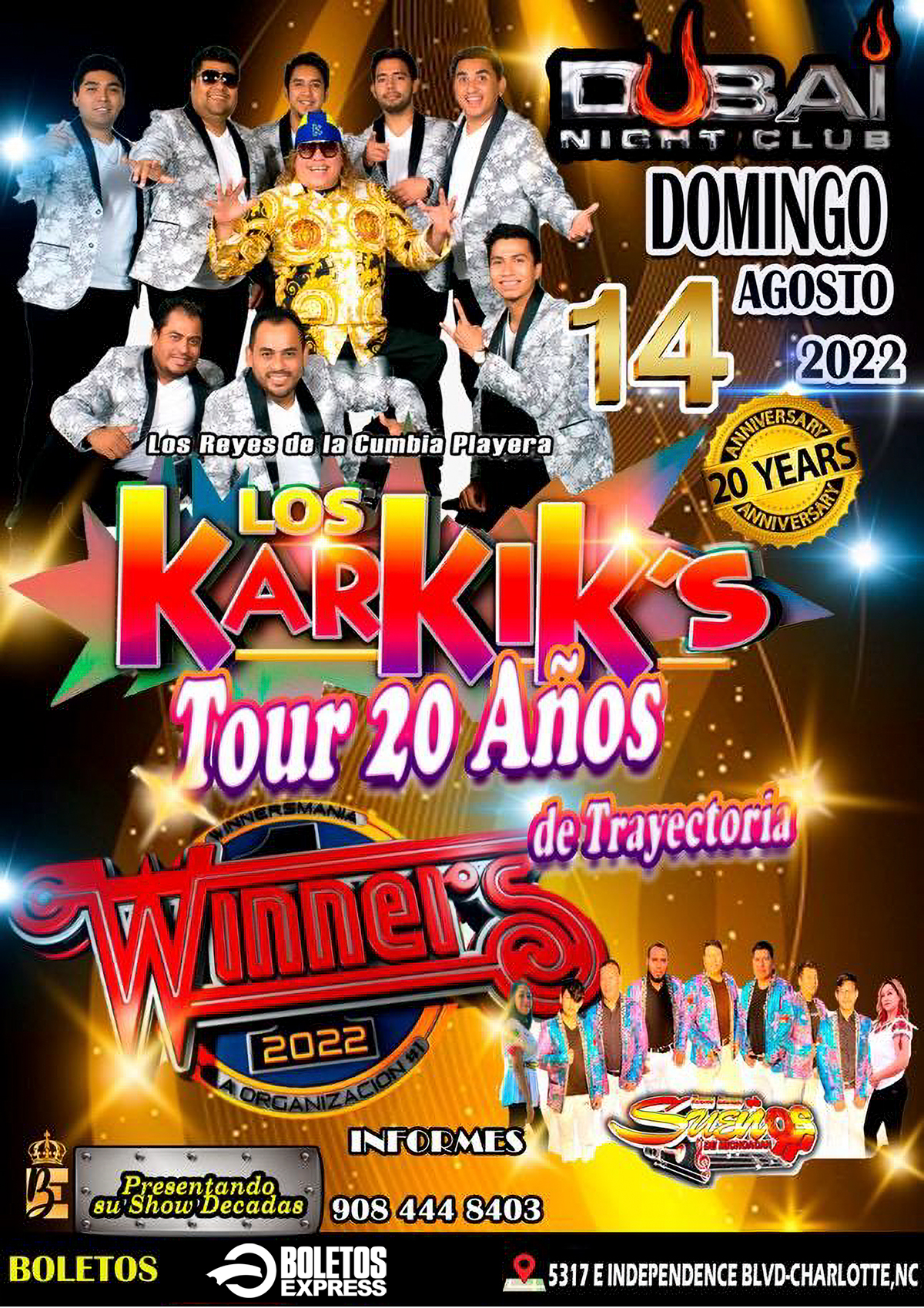 Buy tickets for LOS KARKIK'S | CHARLOTTE NC LOS KARKIK'S | CHARLOTTE NC