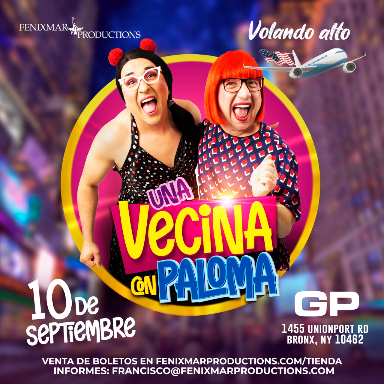 Buy tickets for La Vecina con Paloma - Volando Alto La Vecina con Paloma - Volando Alto