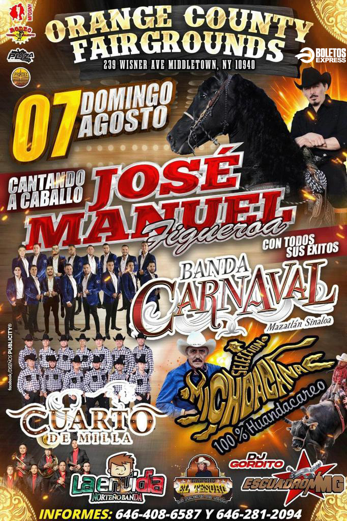 Buy tickets for JOSE MANUEL | BANDA CARNAVAL | CUARTO DE MILLA | SELECCION MICHOACANA JOSE MANUEL | BANDA CARNAVAL | CUARTO DE MILLA | SELECCION MICHOACANA