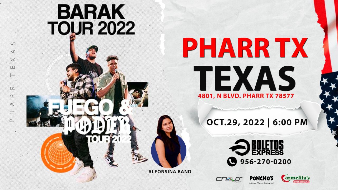 BARAK TOUR 2022 Tickets BoletosExpress