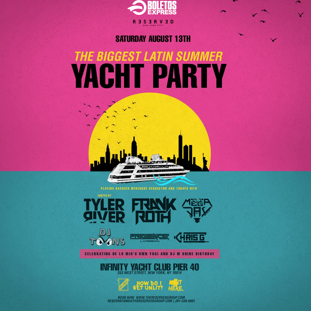 The Biggest Latin Summer Yacht Party