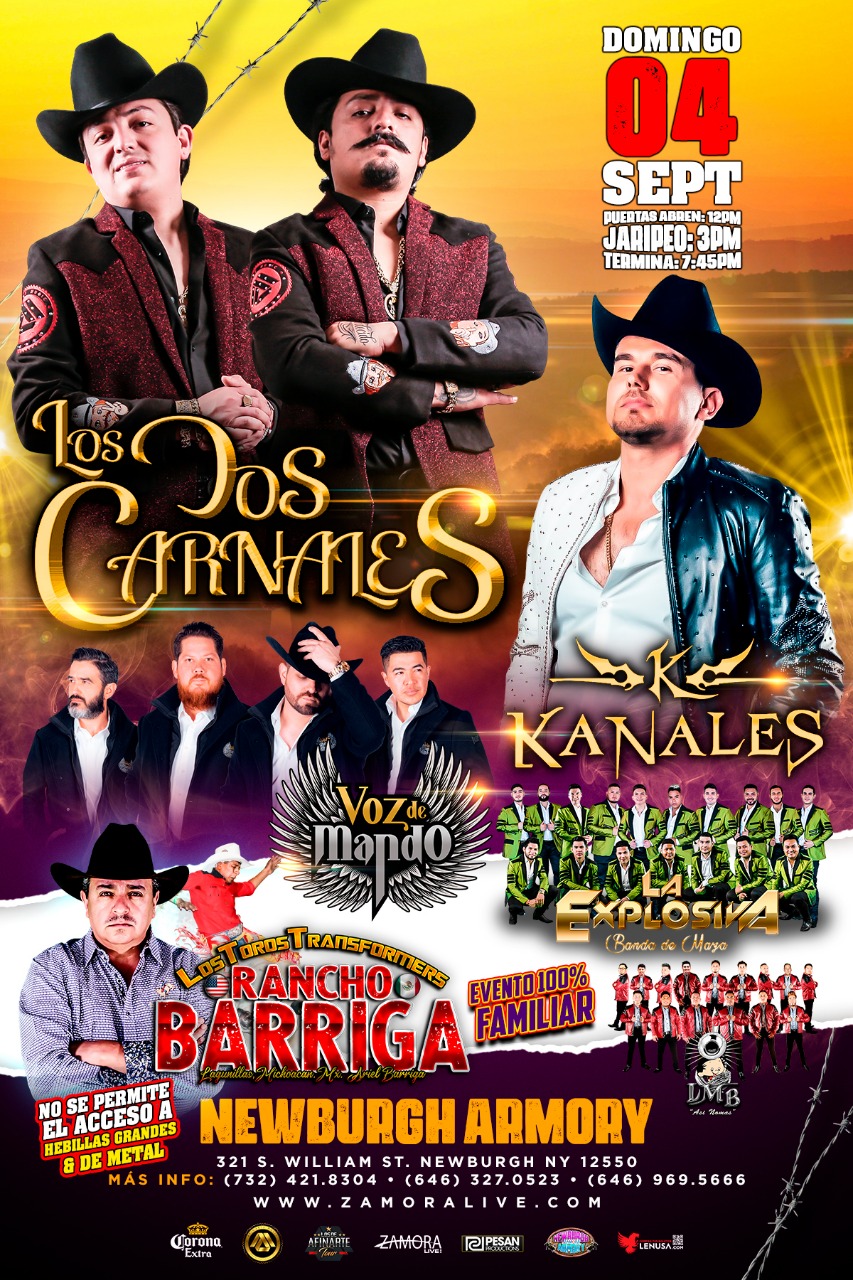 Buy tickets for LOS DOS CARNALES EN NEWBURGH, NY LOS DOS CARNALES EN NEWBURGH, NY
