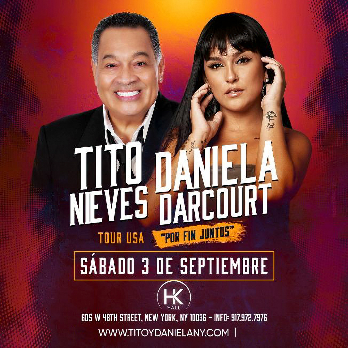 Buy tickets for TITO NIEVES & DANIELA DANCOURT TITO NIEVES & DANIELA DANCOURT