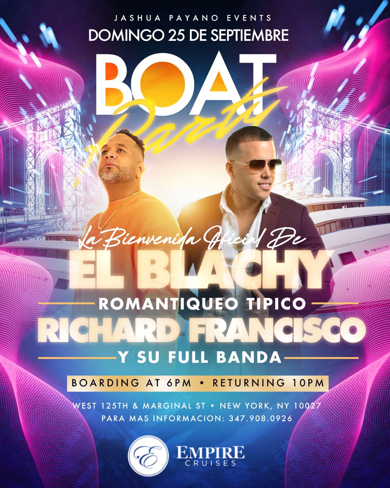 Buy tickets for LA BIENVENIDA OFICIAL DE EL BLACHY JUNTO A RICHARD FRANCISCO LA BIENVENIDA OFICIAL DE EL BLACHY JUNTO A RICHARD FRANCISCO