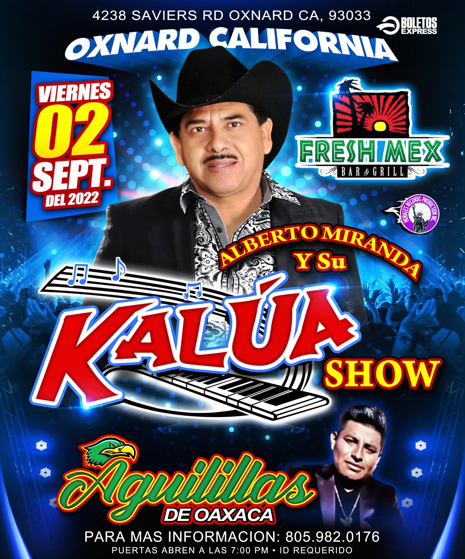 Buy tickets for ALBERTO MIRANDA Y SU KALÚA SHOW ALBERTO MIRANDA Y SU KALÚA SHOW