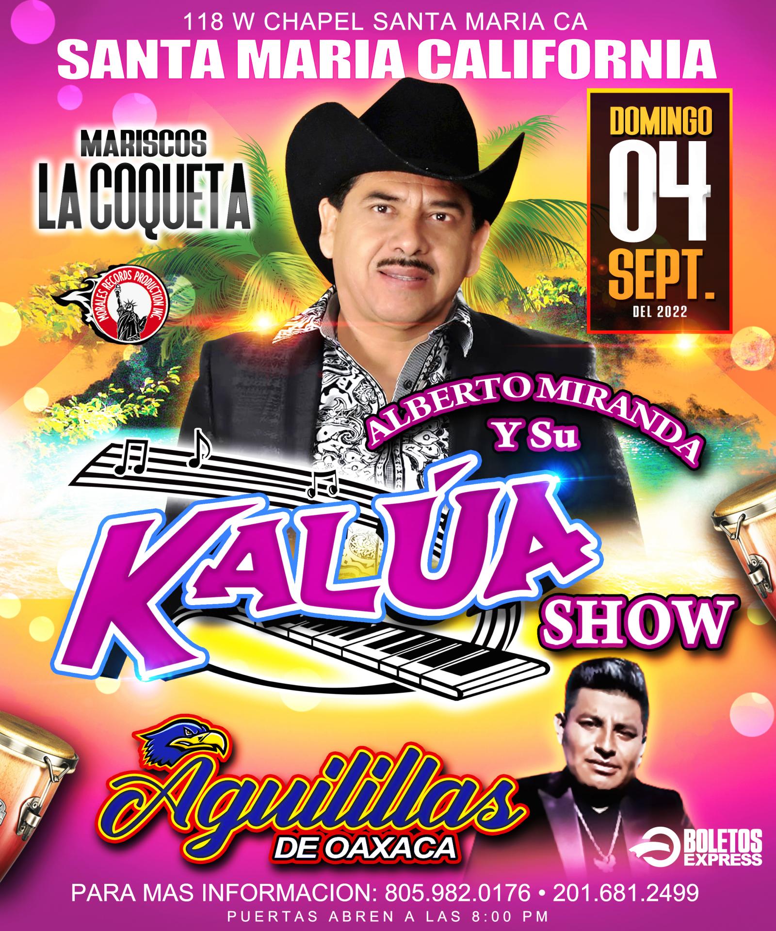 Buy tickets for ALBERTO MIRANDA Y SU KALÚA SHOW ALBERTO MIRANDA Y SU KALÚA SHOW