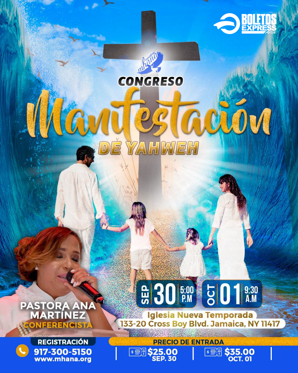 Buy tickets for CONGRESO MANIFESTACION DE YAHWEH 2022 - SEPT 30 CONGRESO MANIFESTACION DE YAHWEH 2022 - SEPT 30