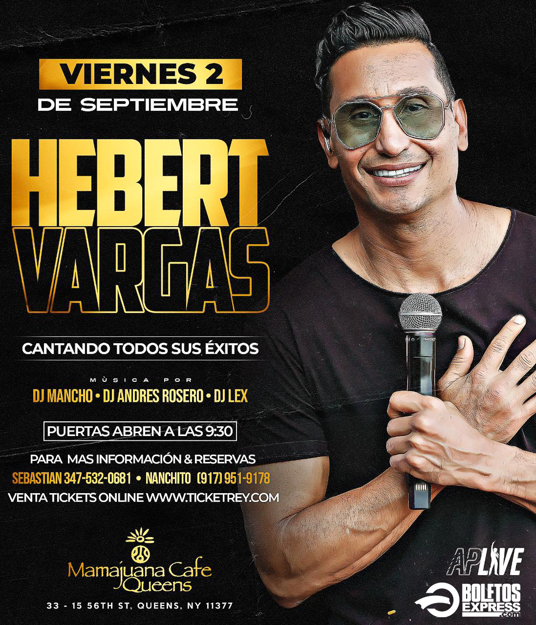 HEBERT VARGAS Tickets BoletosExpress