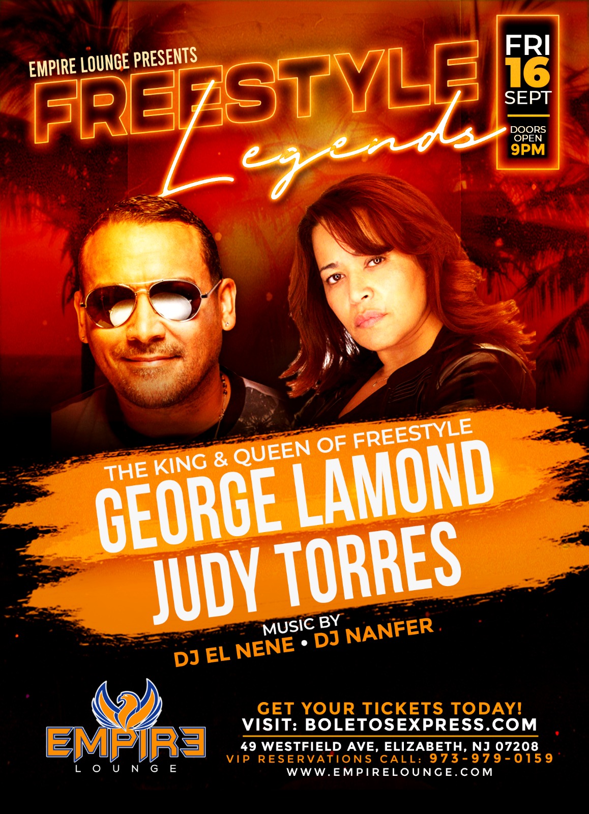 Freestlye Legends W/ George Lamond and Judy Torres