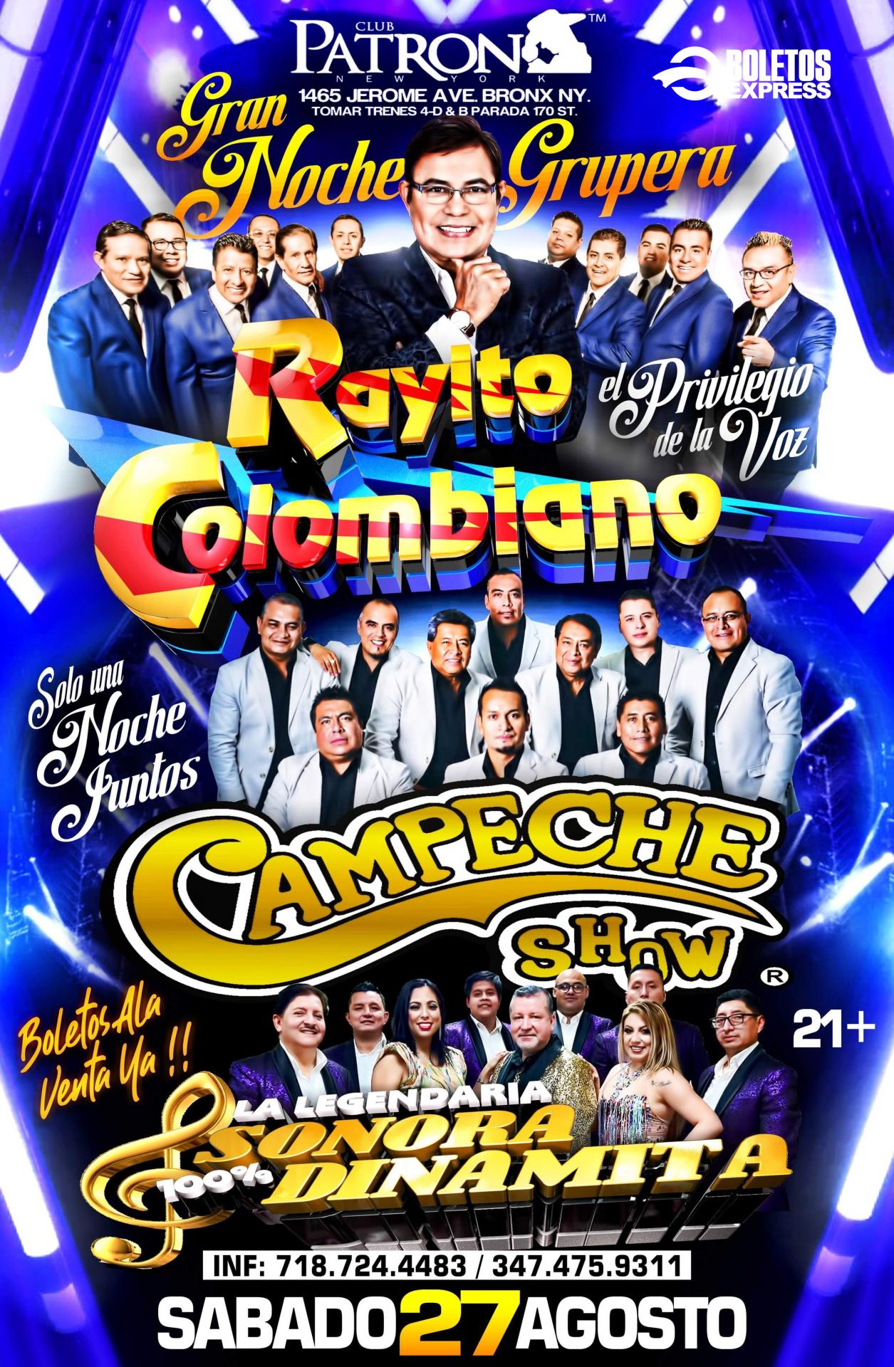 Buy tickets for RAYITO COLOMBIANO RAYITO COLOMBIANO