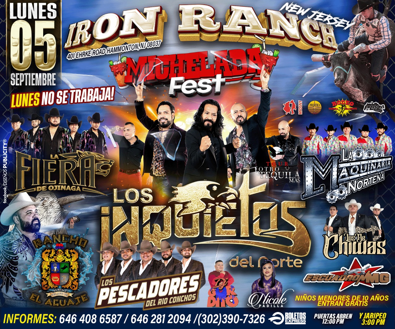 Buy tickets for JARIPEO LOS INQUIETOS DEL NORTE | LA FIERA DE OJINAGA | LA MAQUINA NORTEÑA JARIPEO LOS INQUIETOS DEL NORTE | LA FIERA DE OJINAGA | LA MAQUINA NORTEÑA