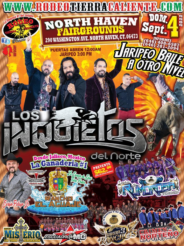 Buy tickets for JARIPEO CON LOS INQUIETOS DEL NORTE CT JARIPEO CON LOS INQUIETOS DEL NORTE CT