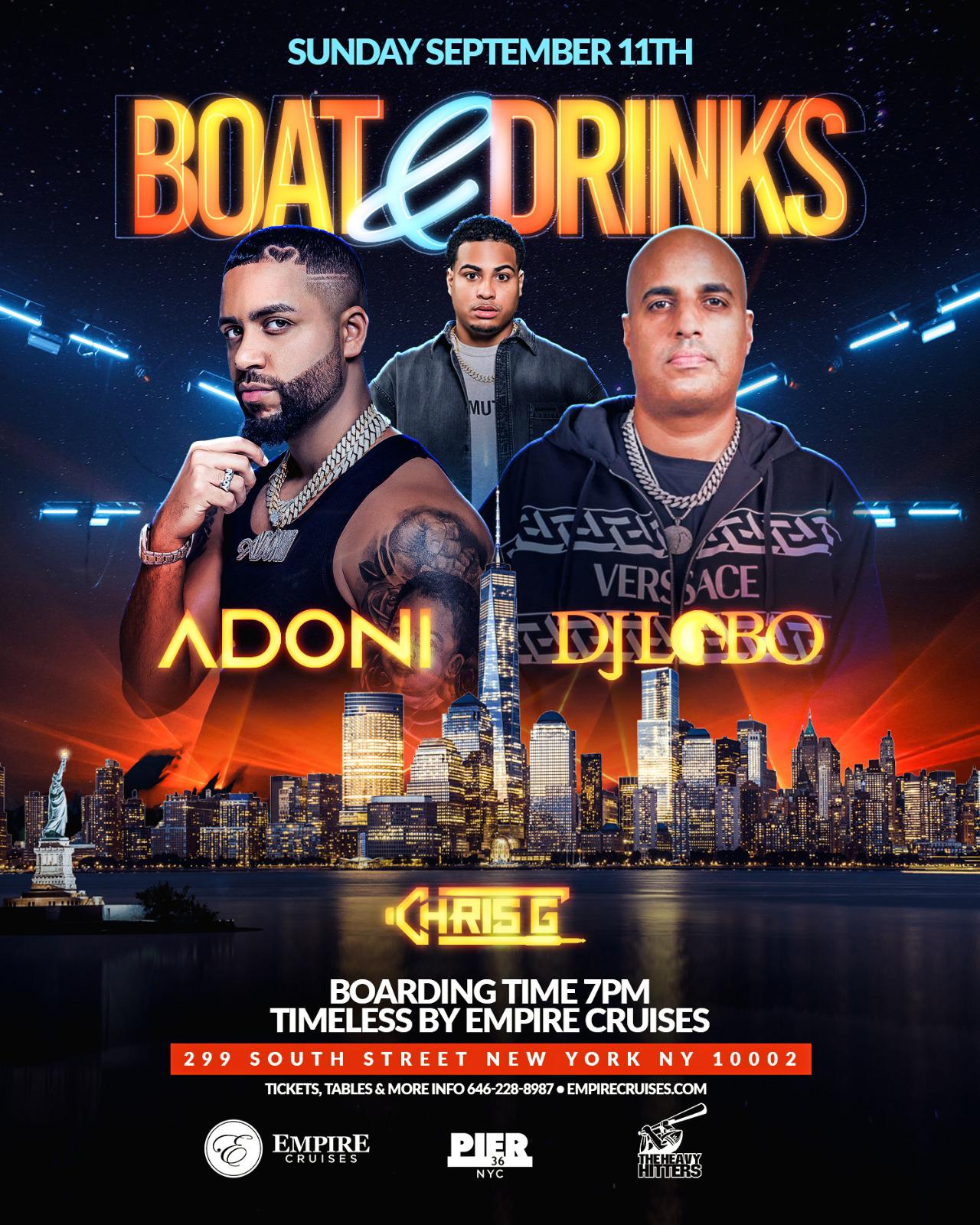 Buy tickets for Dj Adoni, Dj Lobo & Chris G Dj Adoni, Dj Lobo & Chris G