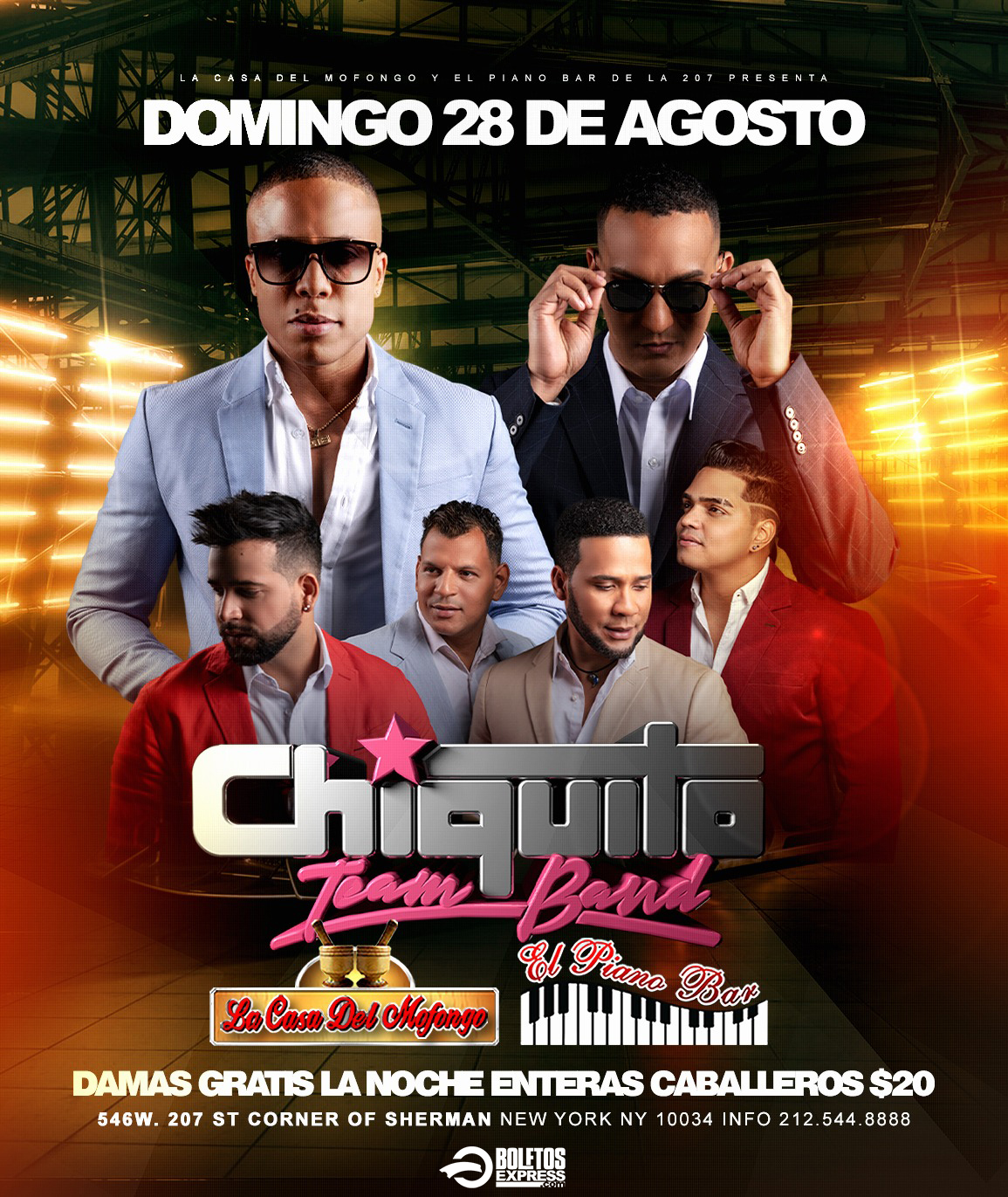 CHIQUITO TEAM BAND Tickets BoletosExpress