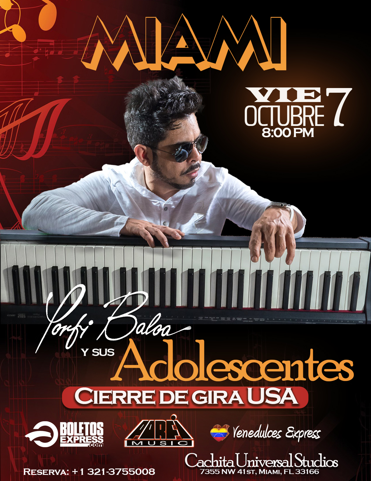 Buy tickets for Porfi Baloa y sus Adolescentes Porfi Baloa y sus Adolescentes
