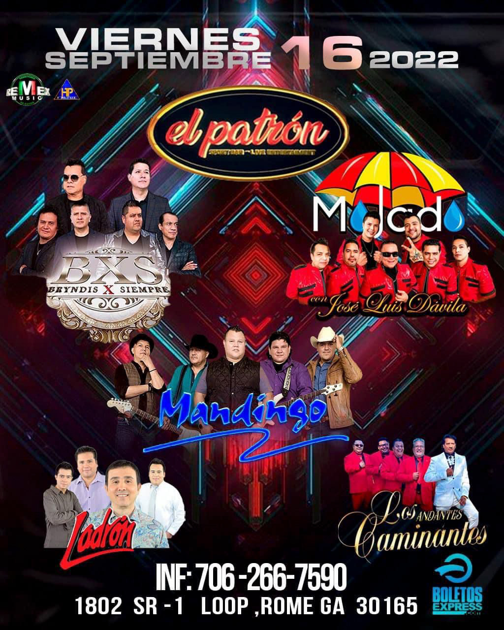 BXS BRYNDIS X SIEMPRE MOJADO MANDINGO Tickets BoletosExpress