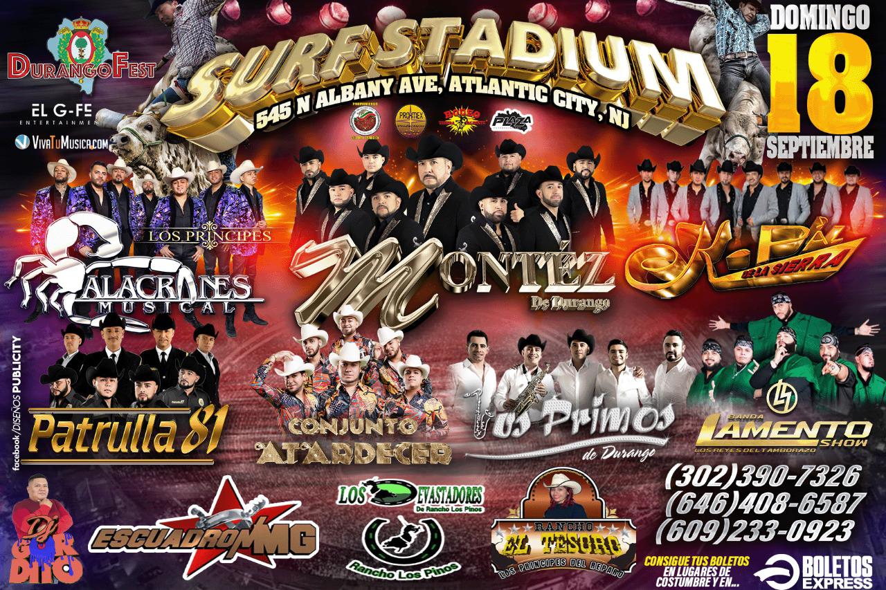MONTES DE DURANGO ALACRANES MUSICAL KPAZ DE LA SIERRA Tickets
