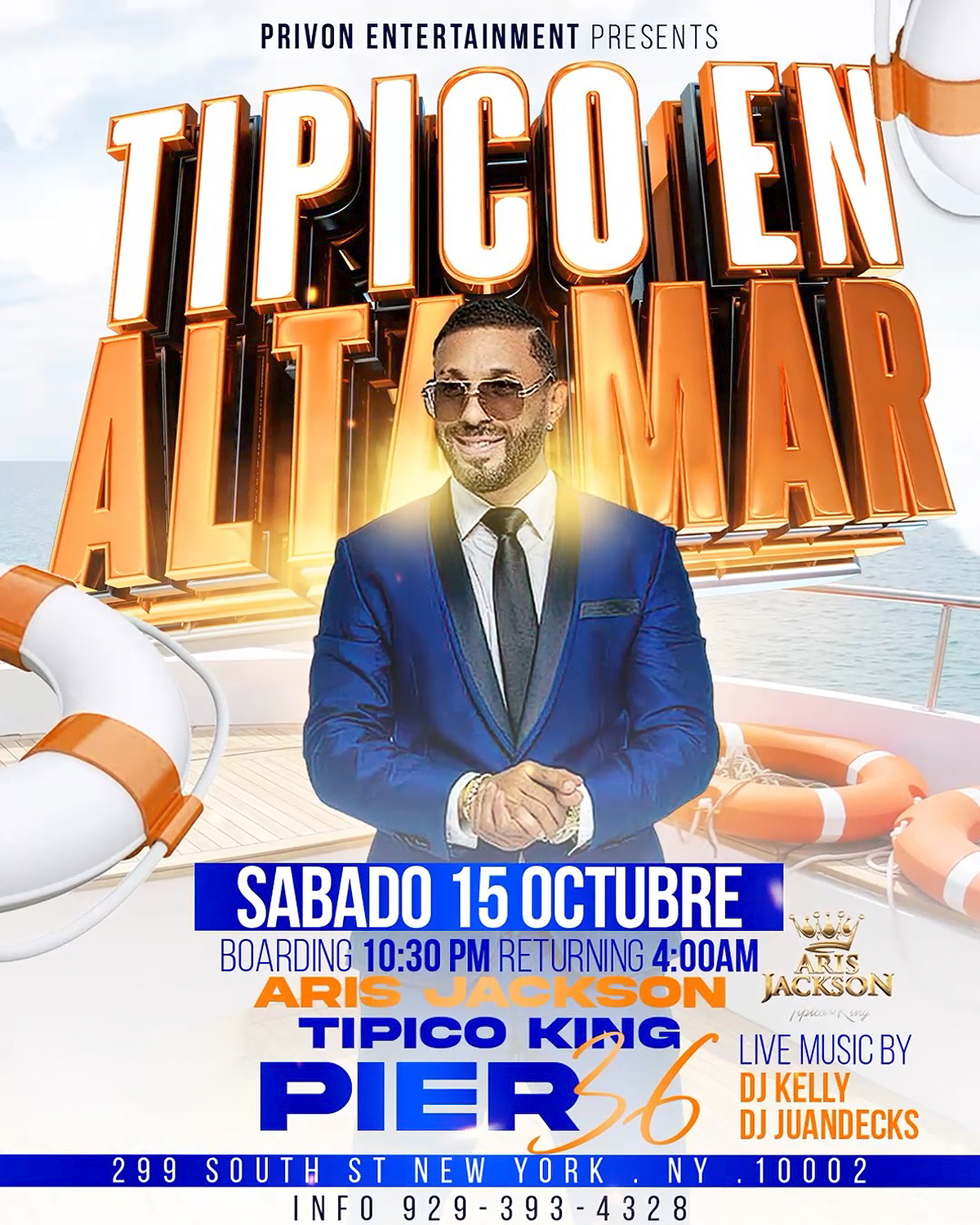 Buy tickets for ARIS JACKSON TIPICO KING ARIS JACKSON TIPICO KING