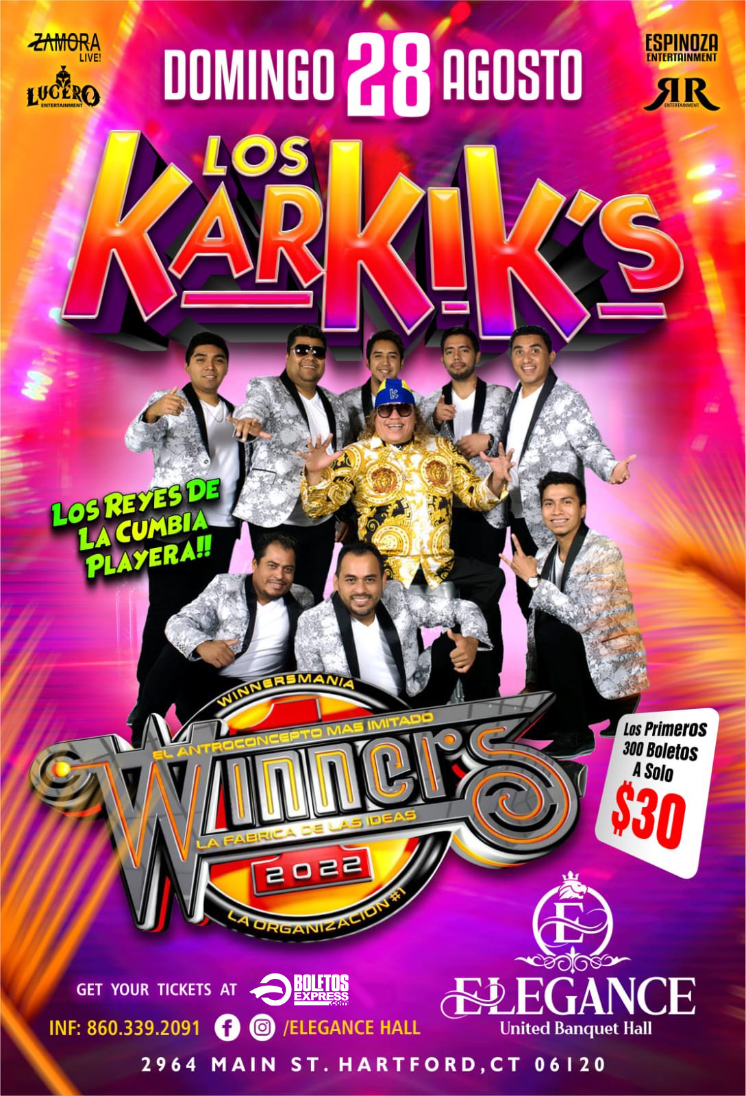 Buy tickets for LOS KARKIK'S & WINNERS | HARTFORD, CT LOS KARKIK'S & WINNERS | HARTFORD, CT