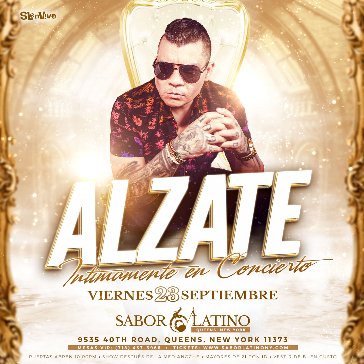 Buy tickets for ALZATE ! NEW YORK ALZATE ! NEW YORK