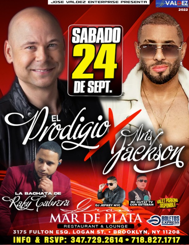 Buy tickets for EL PRODIGIO & ARIS JACKSON EL PRODIGIO & ARIS JACKSON