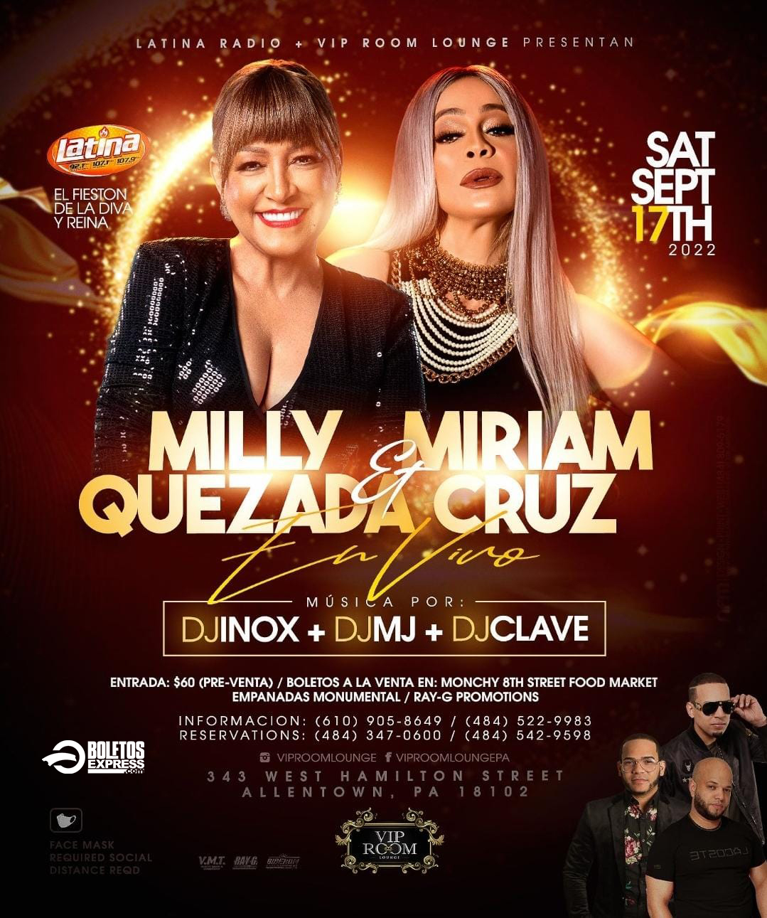 MILLY QUEZADA & MIRIAM CRUZ