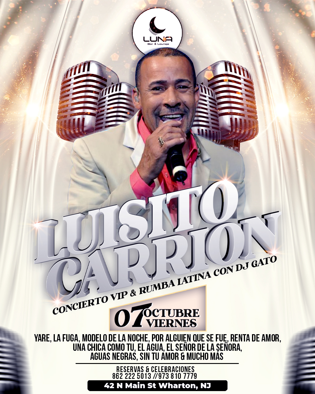 Buy tickets for Luisito Carrion Luisito Carrion