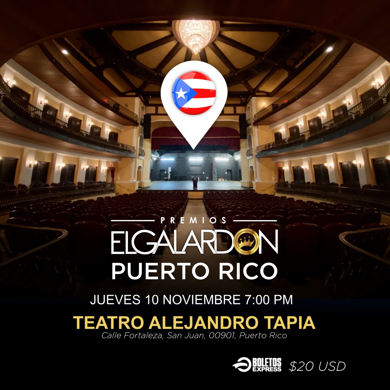 PREMIOS EL GALARDON PUERTO RICO Tickets BoletosExpress