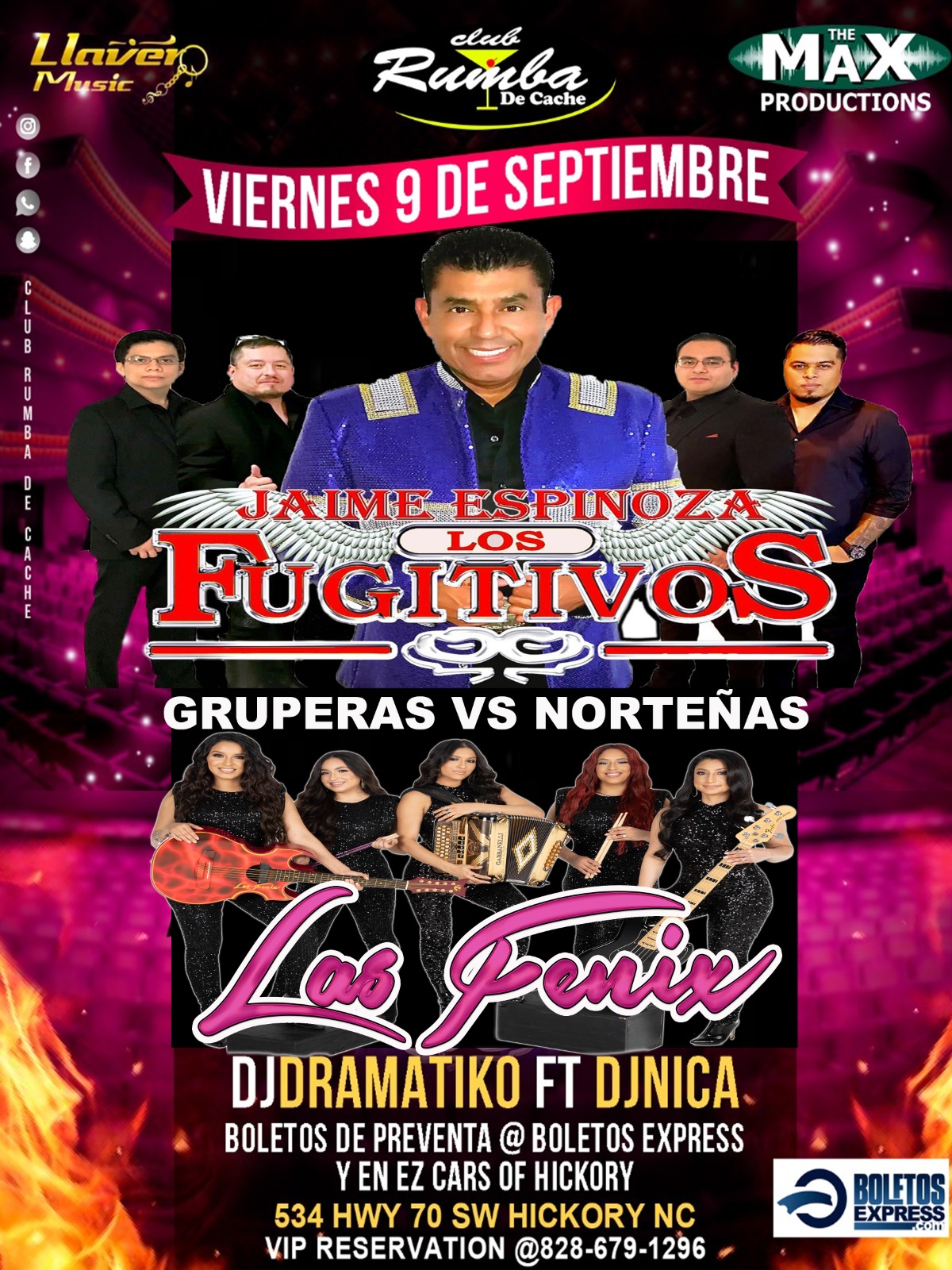 LOS FUGITIVOS & LAS FENIX