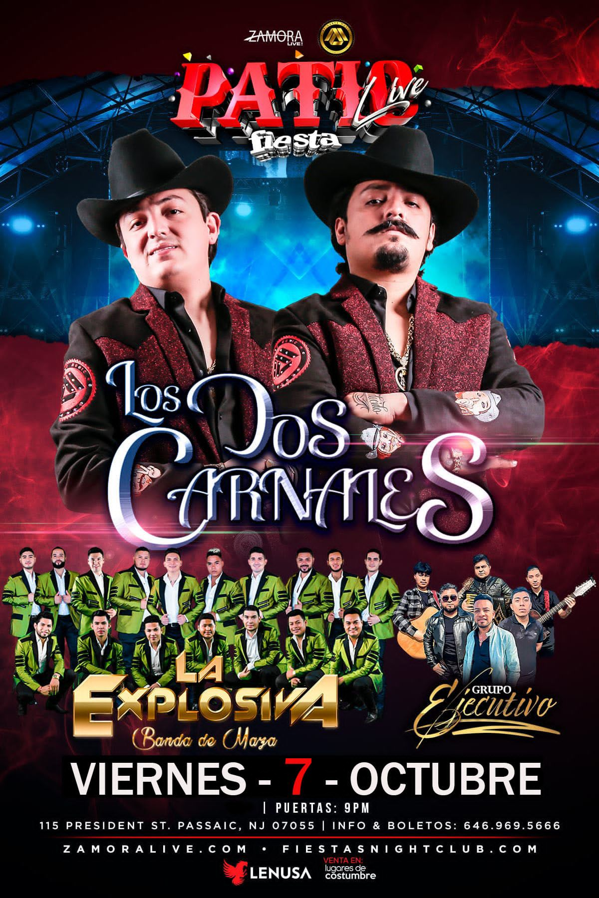 LOS DOS CARNALES, LA EXPLOSIVA BANDA DE MAZA Y GRUPO EJECUTIVO Tickets