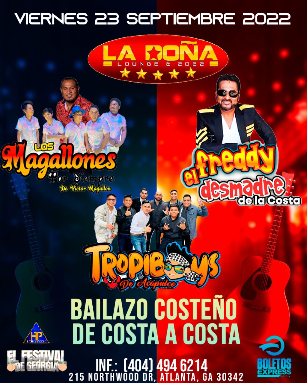 Buy tickets for LOS MAGALLONES | EL FREDDY DESMADRE | TROPIBOYS DE ACAPULCO LOS MAGALLONES | EL FREDDY DESMADRE | TROPIBOYS DE ACAPULCO