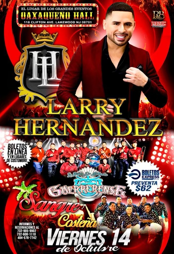Buy tickets for LARRY HERNANDEZ LARRY HERNANDEZ
