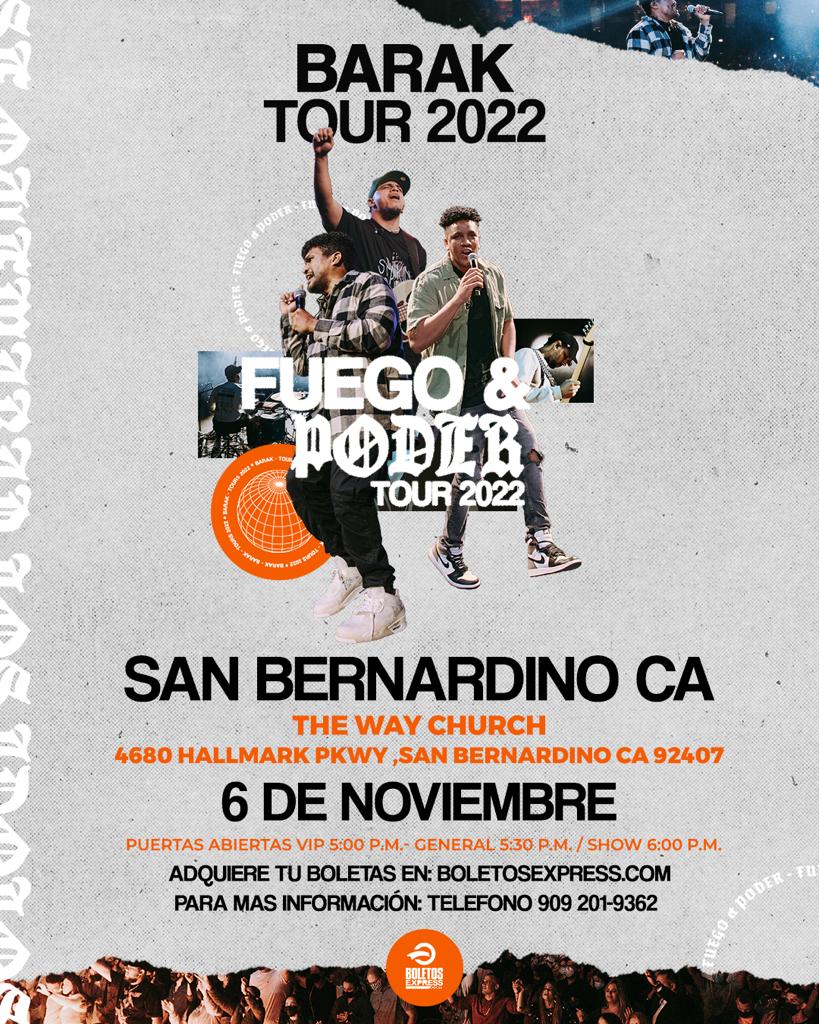 BARAK / TOUR 2022 Tickets BoletosExpress