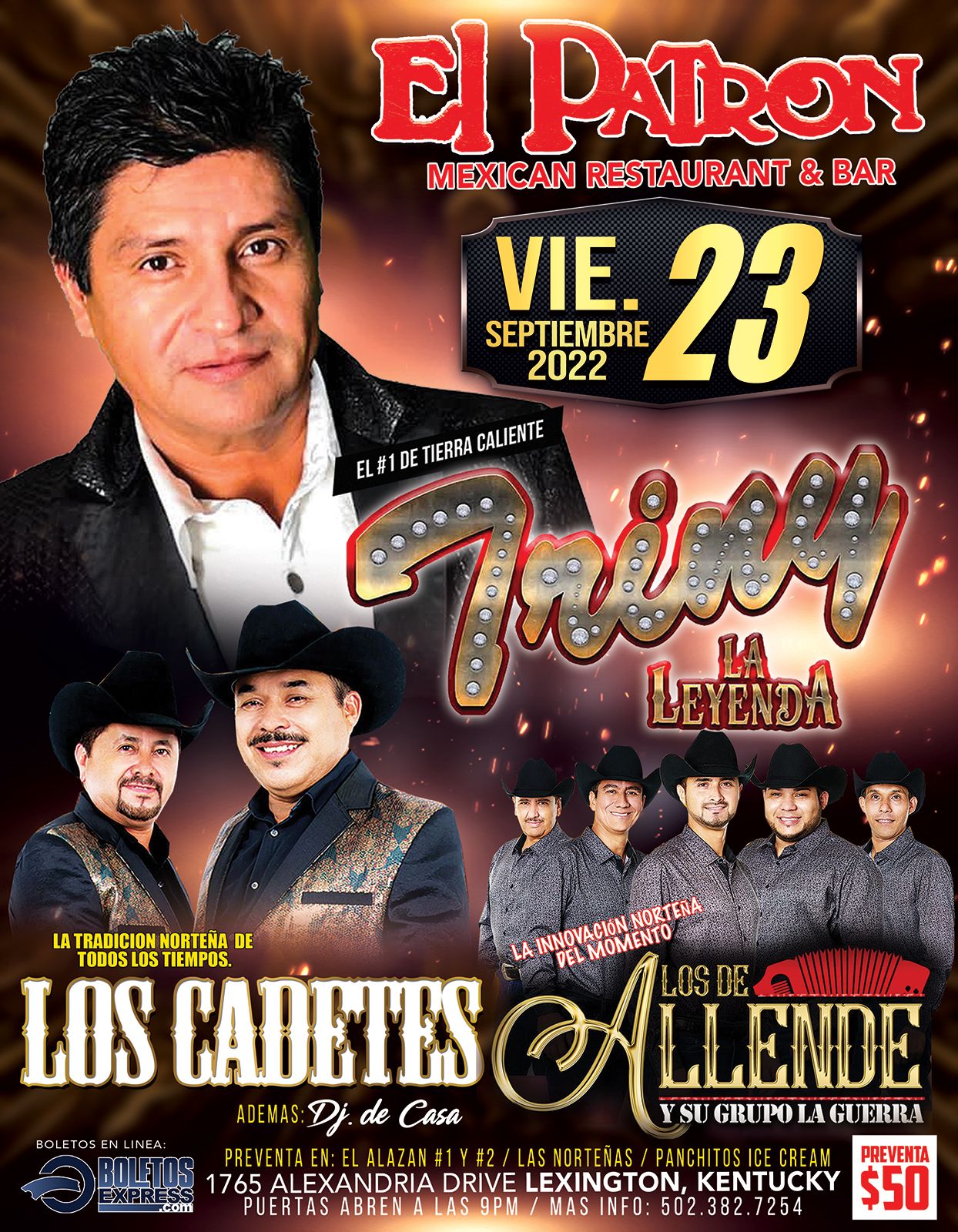 Buy tickets for TRINY LA LEYENDA TRINY LA LEYENDA