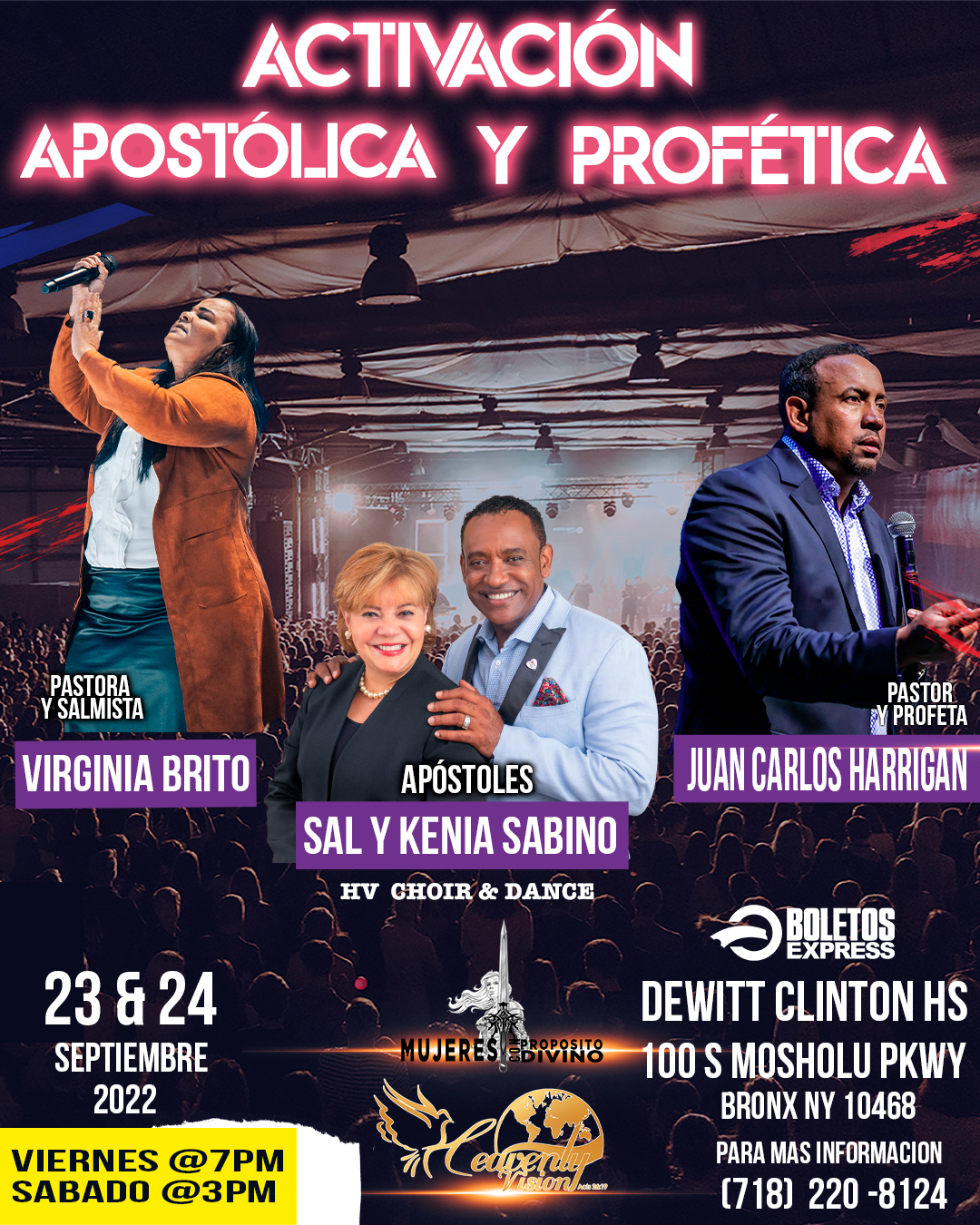 VIRGINIA BRITO SAL Y KENIA SABINO JUAN CARLOS HARRIGAN Tickets