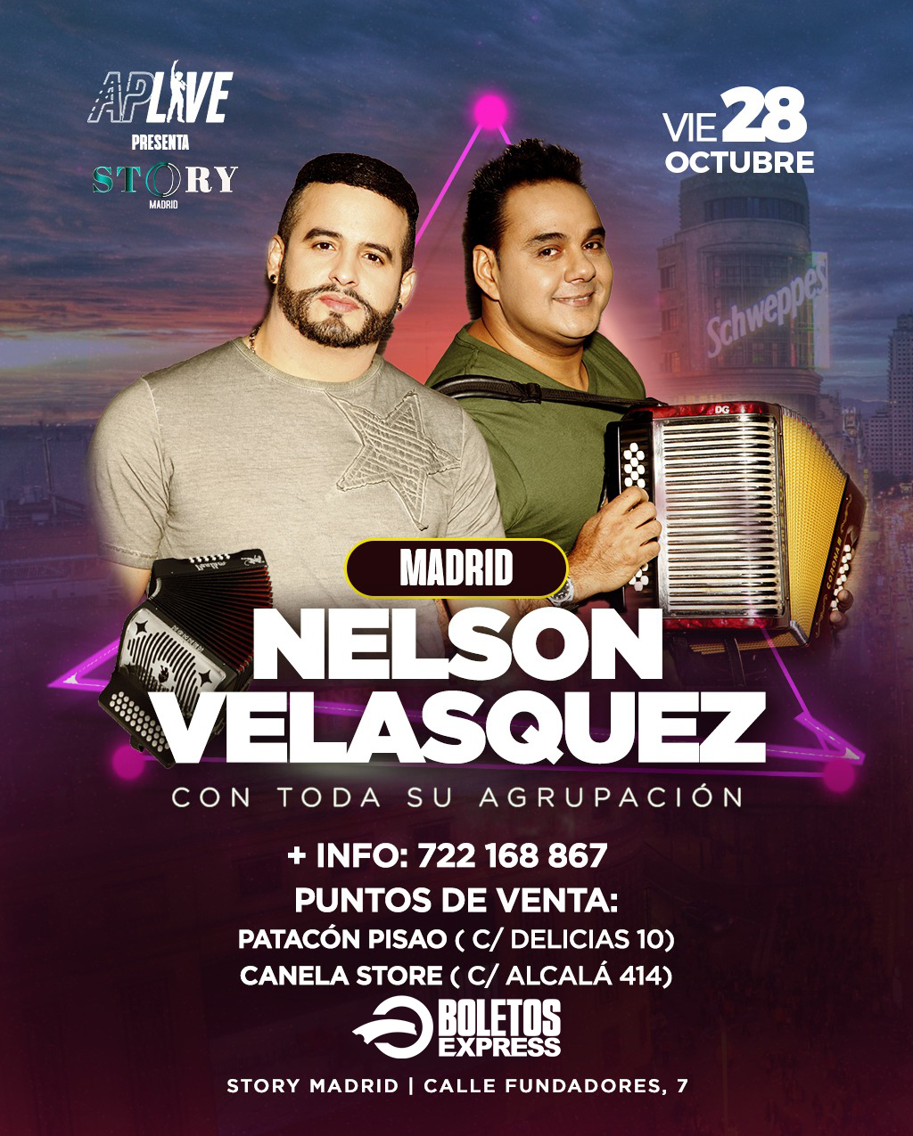 Buy tickets for NELSON VELASQUEZ NELSON VELASQUEZ