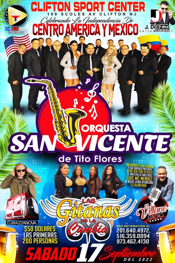 ORQUESTA SAN VICENTE DE TITO FLORES & LAS GITANAS DE LA CUMBIA Tickets