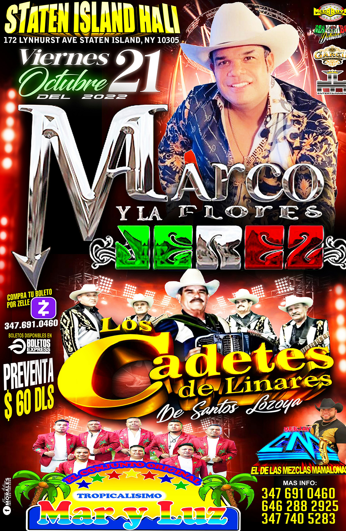 Buy tickets for MARCOS FLORES Y LA JEREZ MARCOS FLORES Y LA JEREZ