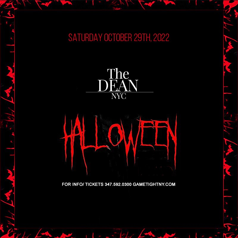 The Dean NYC Halloween party 2022