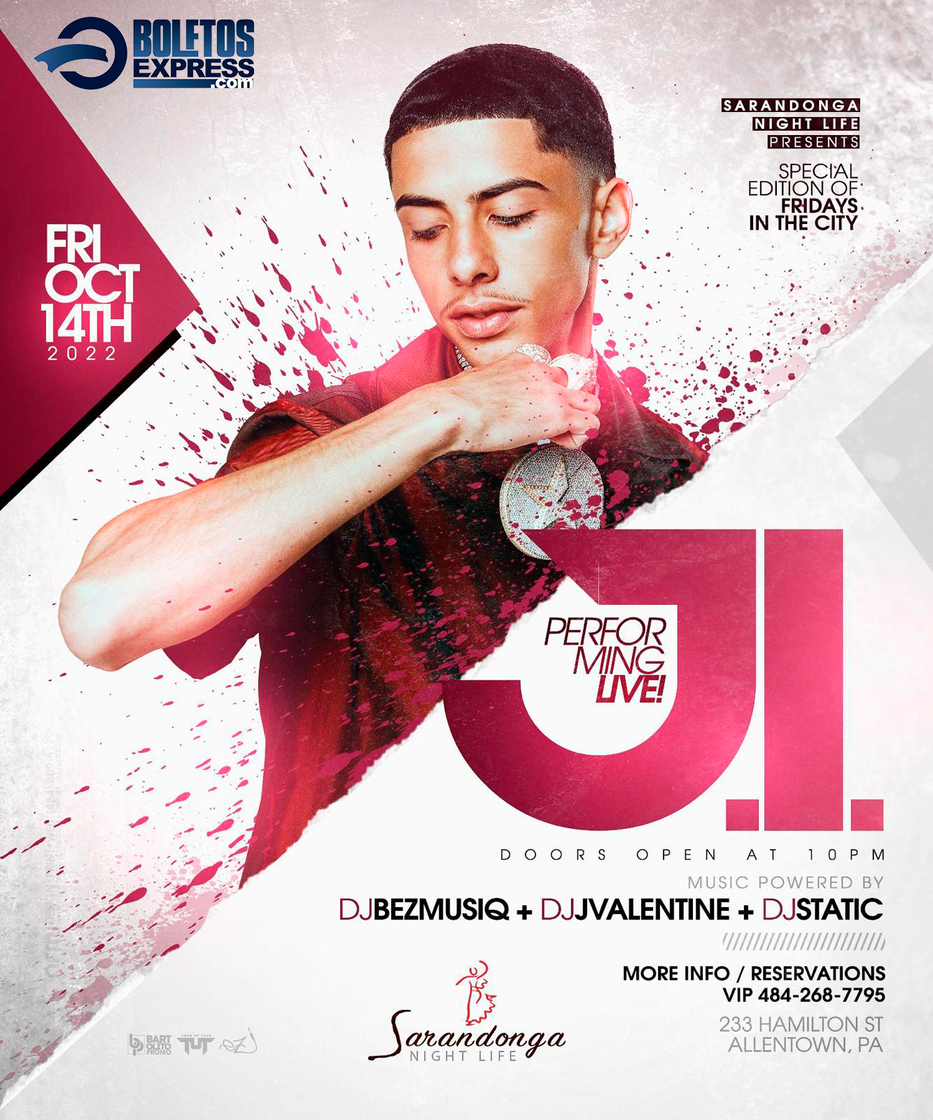 Buy tickets for J.I. PERFORMING LIVE J.I. PERFORMING LIVE