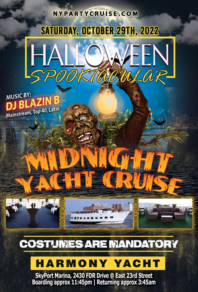 Buy tickets for Halloween Spooktacular Midnight Yacht Cruise Halloween Spooktacular Midnight Yacht Cruise