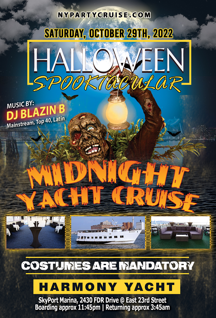 Halloween Spooktacular Midnight Yacht Cruise