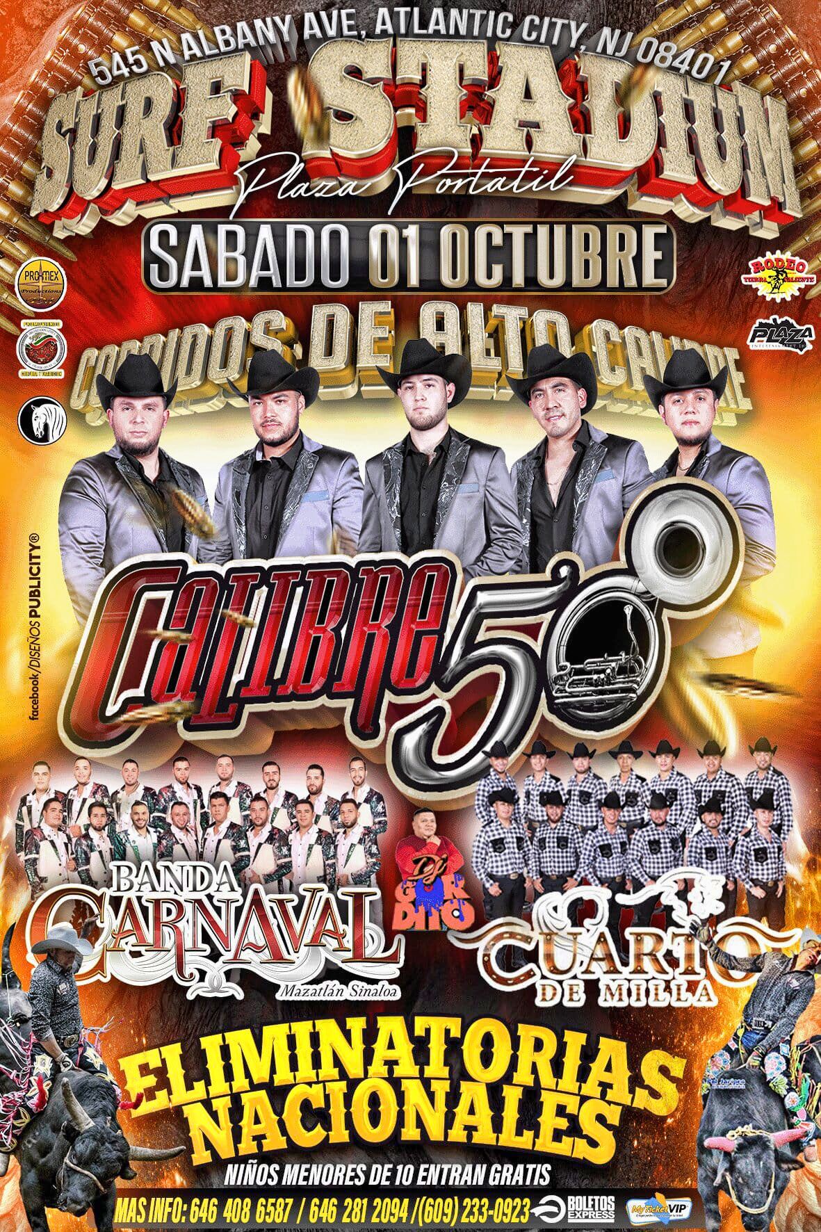 CALIBRE 50 Tickets - BoletosExpress